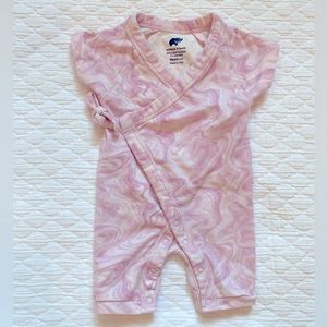 Monica + Andy Pink Swirl Newborn Kimono